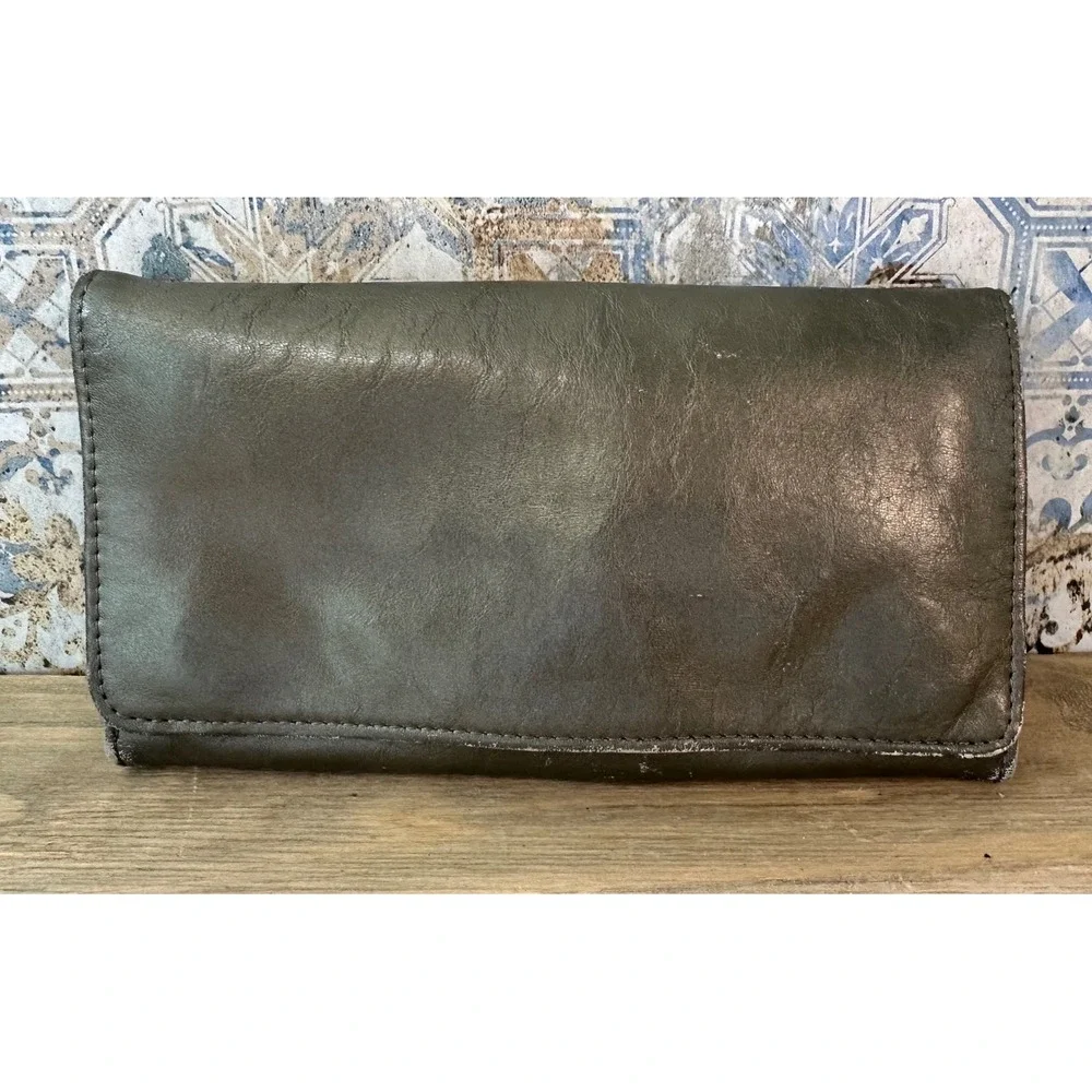 Latico Leather Tri-fold Wallet Womens OS Green